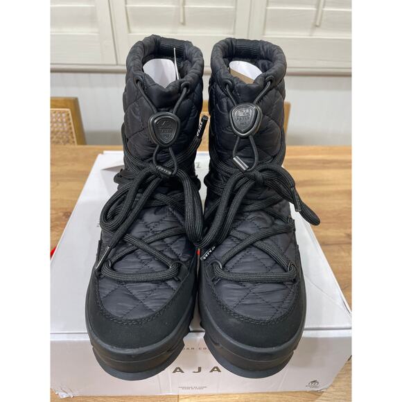 Pajar Canada Women's Travita Lace Up Winter Snow Boots Black Size 7.5 NIB WP - Picture 3 of 10